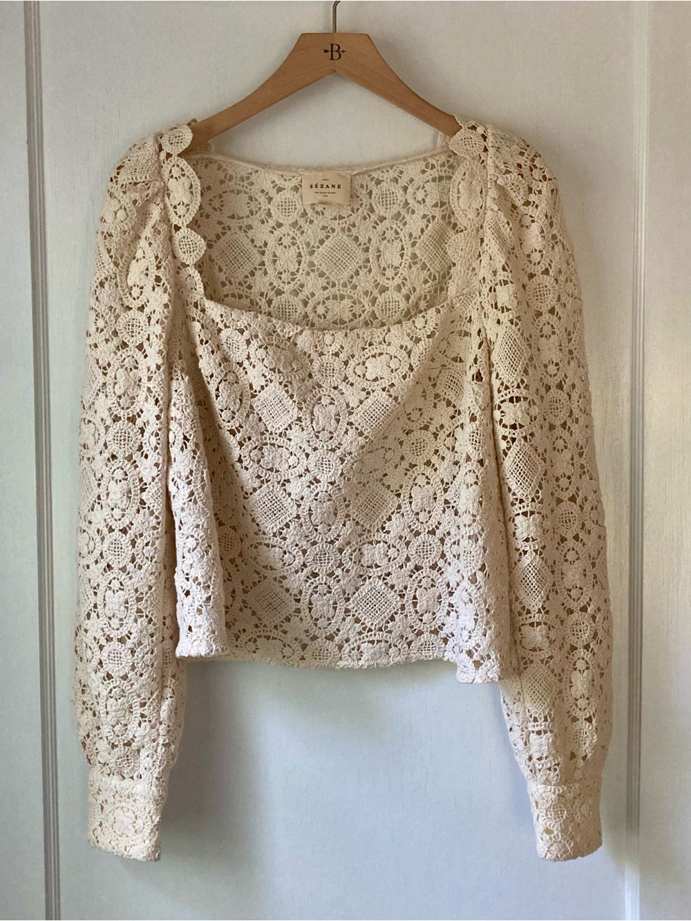 Sézane Alvere Blouse in Ecru - Picture 5 of 10